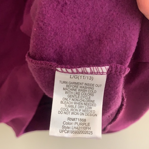 DISNEY “Stitch” Hoodie Sweater - Junior Large 11/13 - Picture 5 of 6